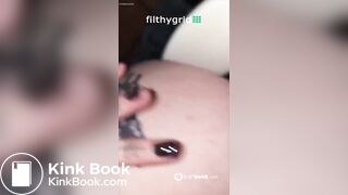 hot woman shitting in toilet.