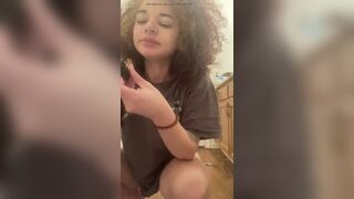 Fine light skin shits herself