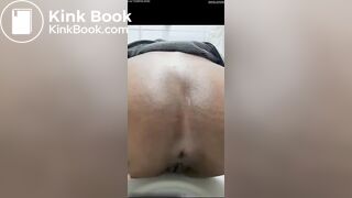 Tight ass ebony tskes a huge shit