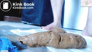 Squirting Over A Big Poop