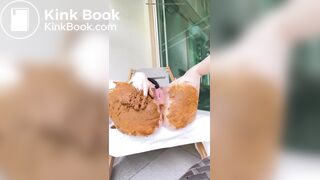 smearing poop - video 3