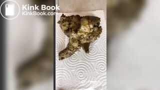AT huge poop on floor