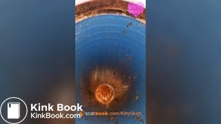 Shitting in public toilet in India!