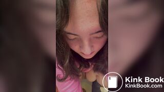 (1/15/26) Nasty girl rubs herself and shits