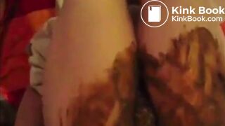 Sexy couple scat fuck and fist