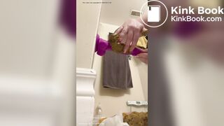 Filthy Slave = Filthy Scat Handjob