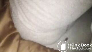 Druk woman shit her pants while sleep