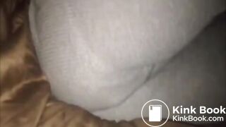 Druk woman shit her pants while sleep