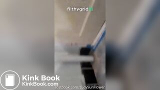 Milf pooping on toilet