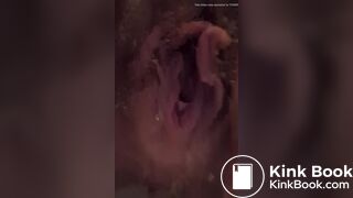 Asshole empty poo