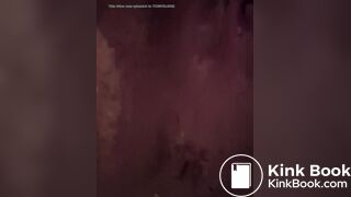 Asshole empty poo