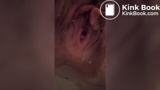 Asshole empty poo