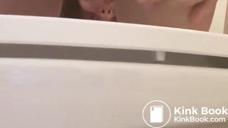 Pretty girl on toilet - video 5