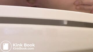 Pretty girl on toilet - video 5
