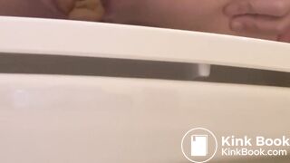Pretty girl on toilet - video 5