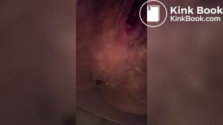 Poop from today (1/17/26) + pee, asshole & hairy pussy