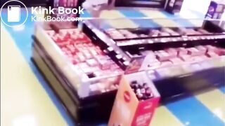 Woman shit diarrhea in the supermarket