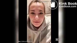 Sexy European girl with diarrhea