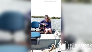 Brazilian woman Shitting on a boat (found on tiktok)
