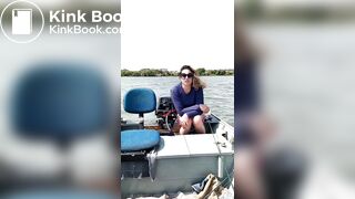 Brazilian woman Shitting on a boat (found on tiktok)