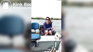 Brazilian woman Shitting on a boat (found on tiktok)