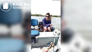 Brazilian woman Shitting on a boat (found on tiktok)