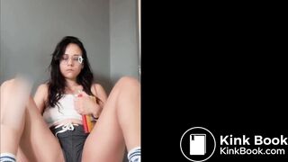 Girl Pisses and Shits her Shorts