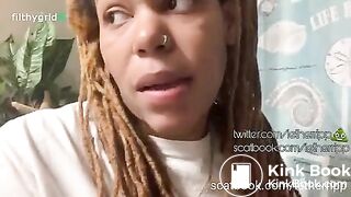 Ebony girl liquid poop on toilet