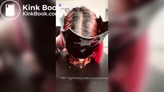 Scat eating from table