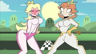 Peach & Daisy have a pee/poop