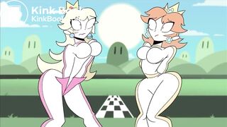 Peach & Daisy have a pee/poop