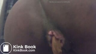 Morning shit gape asshole