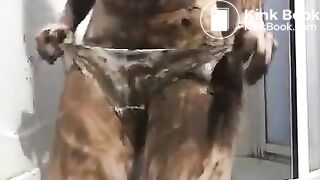 CB panty poop and smear