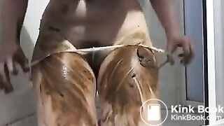 CB panty poop and smear