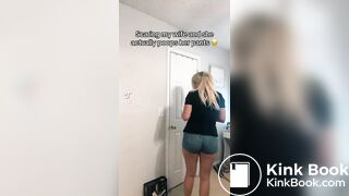 TikTok girl shits her pants after husband scares her