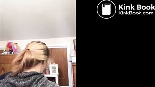 Teen Messes Her Diaper While Cleaning