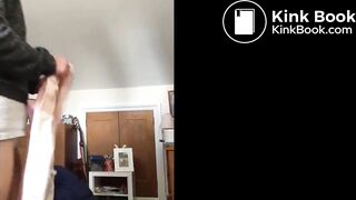Teen Messes Her Diaper While Cleaning