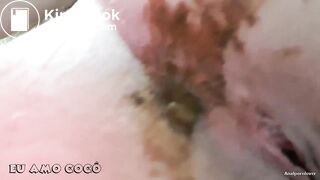 Hot Blonde Close Up Pooping