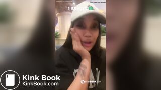 Ebony destroy public toilet