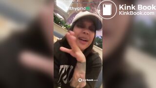 Ebony destroy public toilet