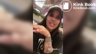 Ebony destroy public toilet