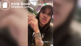 Ebony destroy public toilet