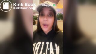 Ebony destroy public toilet