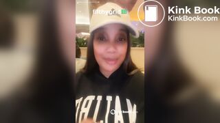 Ebony destroy public toilet