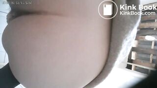 Spy Chinese girl poop at a primitive uni toilet