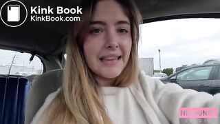 Girl smearing dog shit - video 2