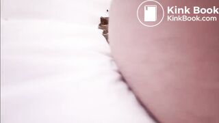 girl has diarrhea in bed