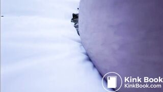 girl has diarrhea in bed