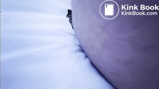girl has diarrhea in bed