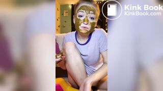 jeanspoop, smearing and eating